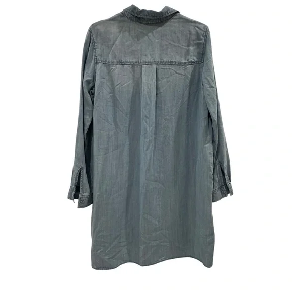 Anthropologie Light Blue Long Sleeve Dress - Picture 2 of 6